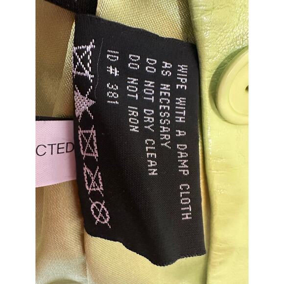 Genuine Leather Jacket in Lime Green – Women’s Medium - Picture 8 of 9